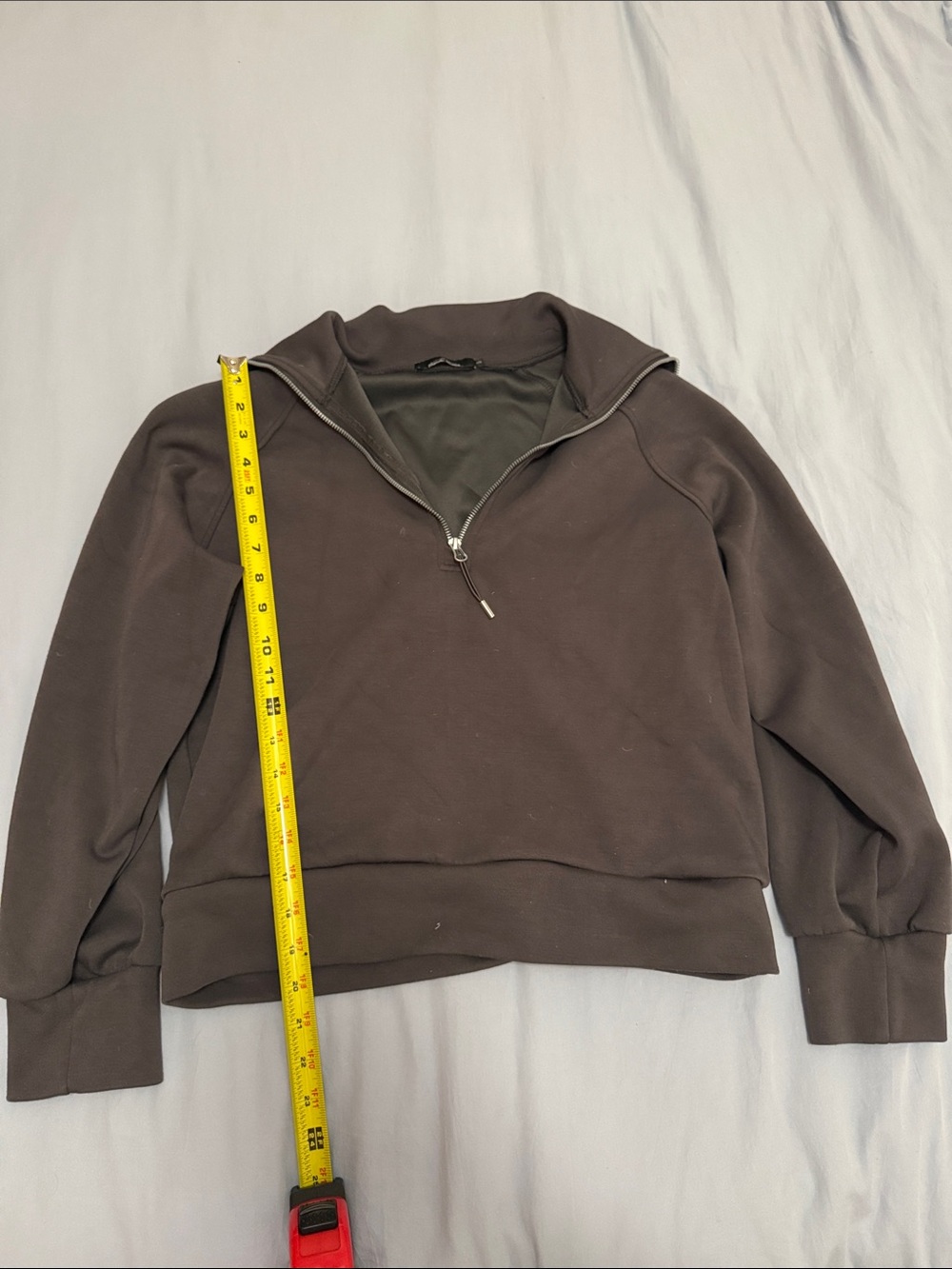 Women's Half-Zip Pullover Sweater — Gray